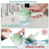 4-in-1 Electric Portable Vegetable Cutter with Brush