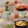 4-in-1 Electric Portable Vegetable Cutter with Brush