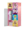 Portable Closet Wardrobe Cube for Hanging Clothes for Books, Toys,(8Box Barbie)