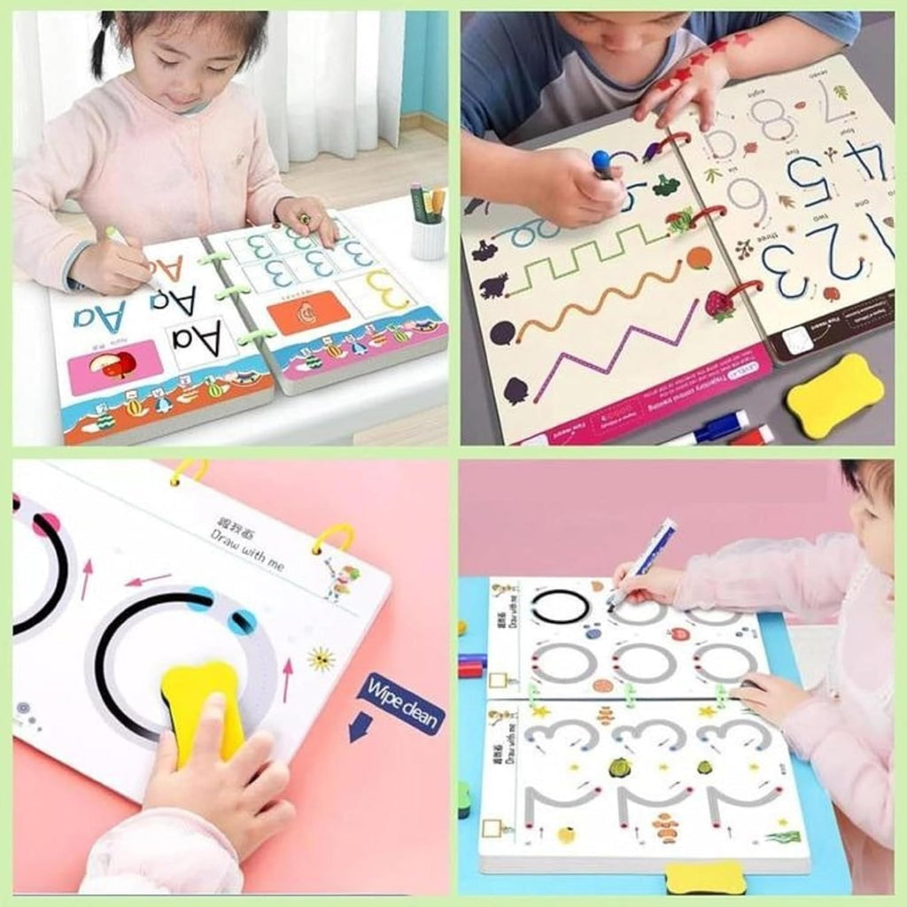 64 Pages Magical Tracing Workbook Set