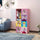 Portable Closet Wardrobe Cube for Hanging Clothes for Books, Toys,(8Box Barbie)
