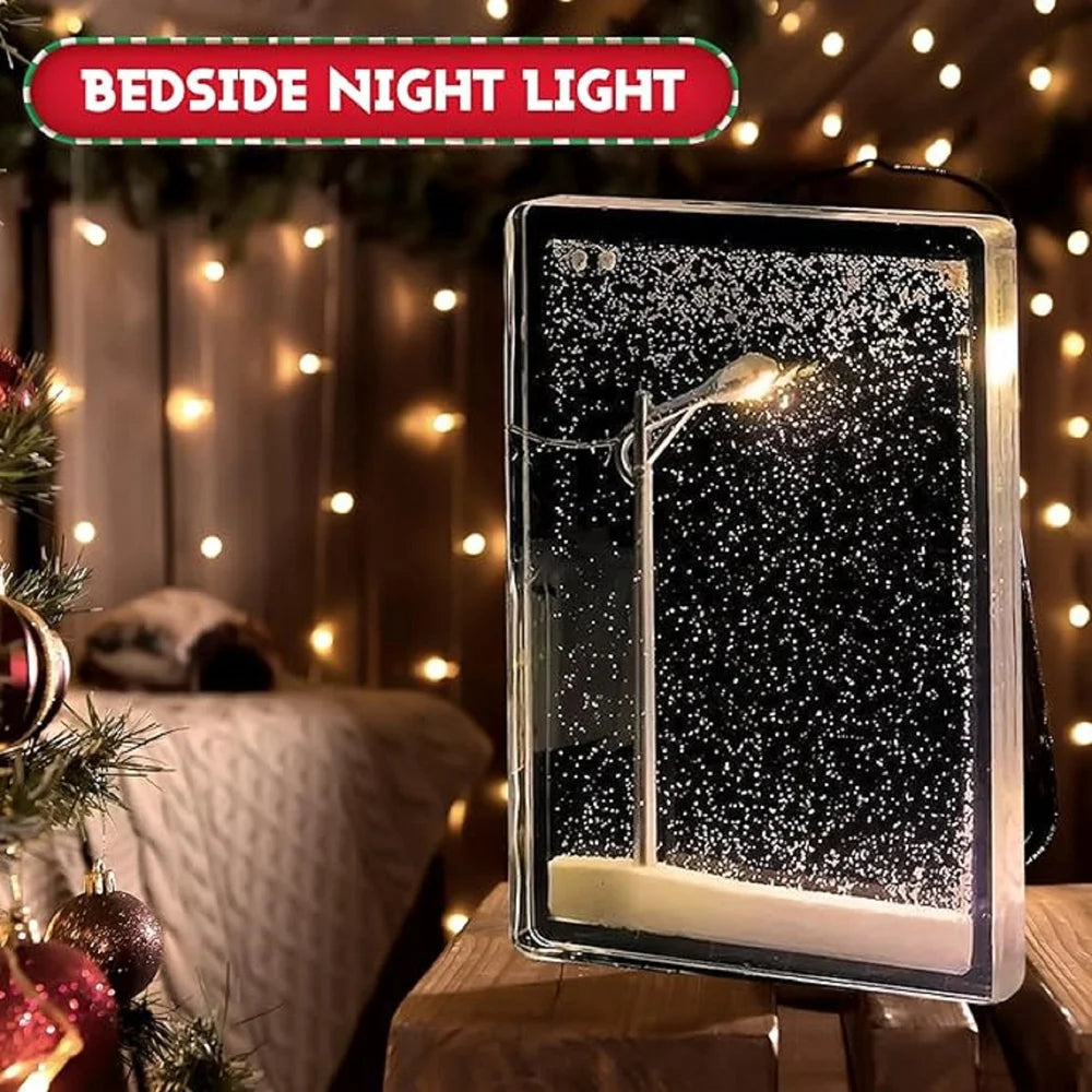 Scenery Night Light – DIY Snowflake Winter Lamp (Warm White)