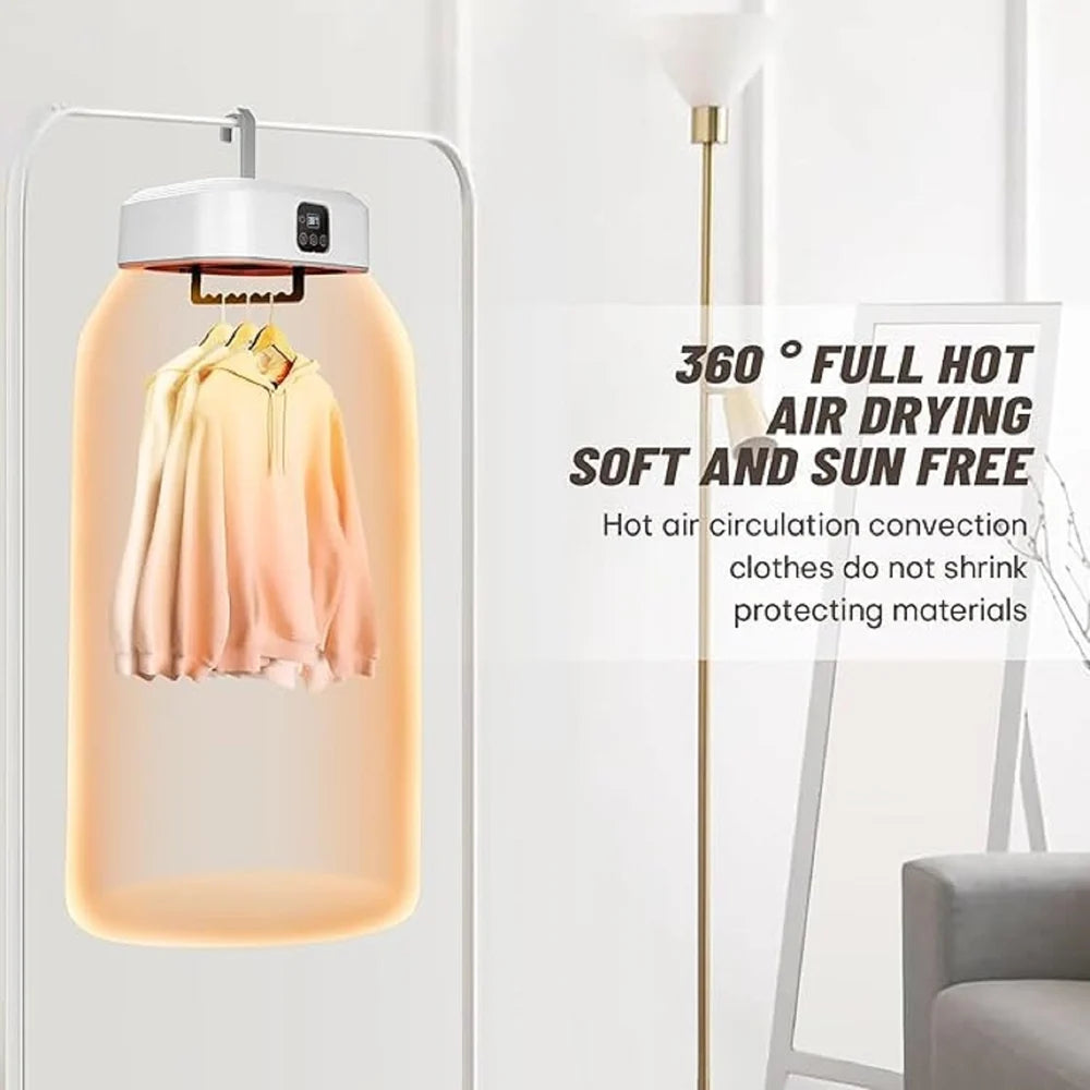 Portable Electric Cloth Dryer – Foldable, Lightweight & Powerful (10 Kg Capacity)