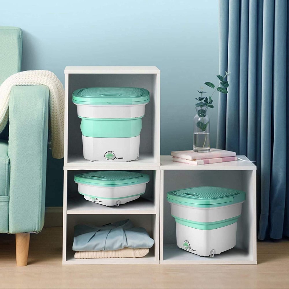 Mini Foldable Washing Machine, Capacity: 2.3 Cubic Centimeters