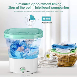 Mini Foldable Washing Machine, Capacity: 2.3 Cubic Centimeters