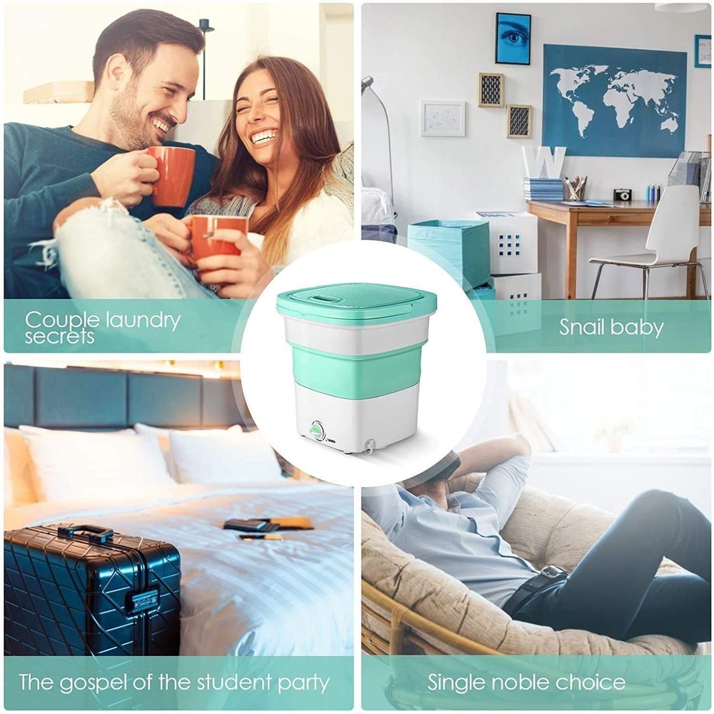 Mini Foldable Washing Machine, Capacity: 2.3 Cubic Centimeters